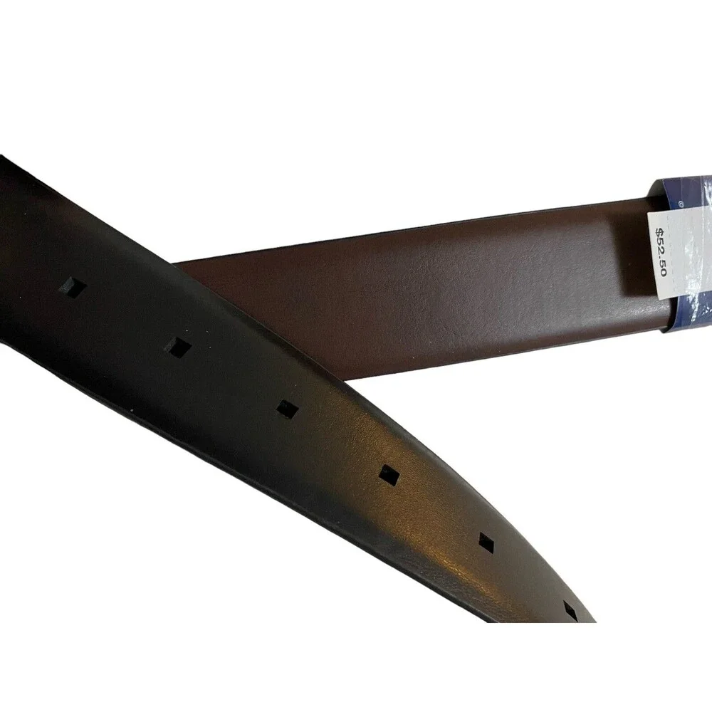 Kenneth Cole Reaction Men’s Reversible Stretch Belt XL Black Brown NWT